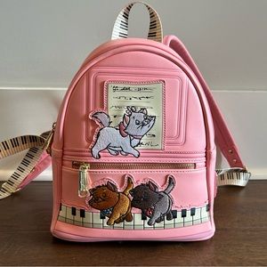 EUC Loungefly mini backpack Aristocats